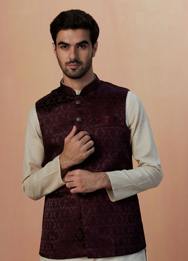 Manyavar shop half coat